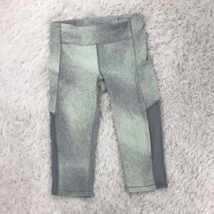Lululemon Speed Up Crop *Mesh 21" Ocean Spray Fluro Citrus Light Cast